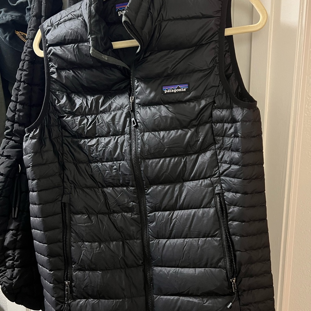 Patagonia Black Quilted Vest Great condition